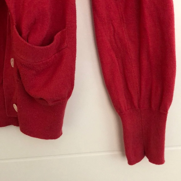 Red Rugby Cardigan - Picture 3 of 6